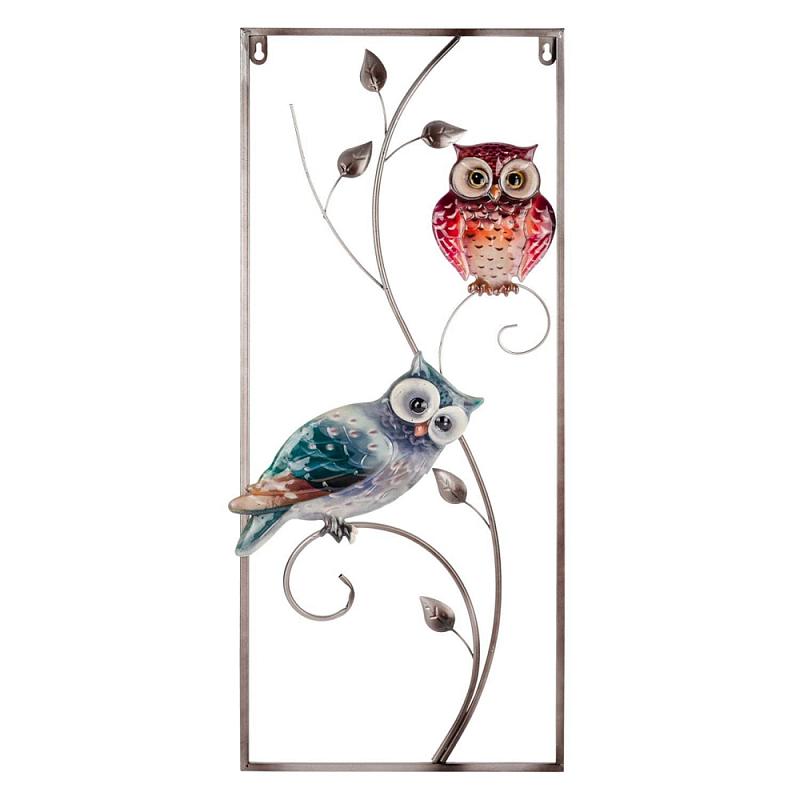 Аксессуар настенный из металла Blank Space Owls Мульти в Казани | Loft Concept 