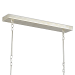 Люстра серебряная из пересекающихся прямоугольных элементов Intersecting Rectangles варинант исполнения - 3 | Loft Concept в Казани