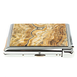 Портсигар с газовой зажигалкой из натурального камня Оникс Stone Cigarettes Cases варинант исполнения - 10 | Loft Concept в Казани
