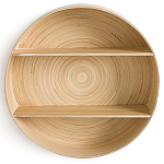 Полка настенная из бамбука Zenara варинант исполнения - 1 | Loft Concept в Казани