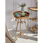 Столик приставной на фигурном подножии Magnificent Century варинант исполнения - 5 | Loft Concept в Казани