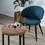 Стол журнальный круглый в стиле лофт Urban Style Space 2 варинант исполнения - 3 | Loft Concept в Казани