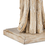 Настольная лампа с каркасом в виде веток деревьев с абажуром из ткани Natural Driftwood варинант исполнения - 2 | Loft Concept в Казани