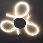 Люстра белого цвета с тремя изогнутыми светодиоидными плафонами Luke Lampco Tracer Lamp варинант исполнения - 2 | Loft Concept в Казани