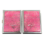 Портсигар с газовой зажигалкой из натурального камня Родонит Stone Cigarettes Cases варинант исполнения - 7 | Loft Concept в Казани