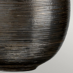 Настольная лампа с круглым фарфоровым основанием ручной работы с покрытием глазурью и белым абажуром из искусственного шелка Elstead Lighting варинант исполнения - 5 | Loft Concept в Казани