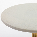 Кофейный стол с белой столешницей из мрамора Table White Marble варинант исполнения - 1 | Loft Concept в Казани
