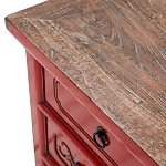 Деревянная ТВ-тумба в китайском стиле с 5-ю выдвижными ящиками Chinese TV Stand Red варинант исполнения - 3 | Loft Concept в Казани