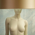 Лампа MANNEQUIN LAMP с абажуром изгибы тела варинант исполнения - 8 | Loft Concept в Казани