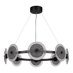 Люстра с плафонами из фактурного двойного стекла Heterochromia варинант исполнения - 5 | Loft Concept в Казани