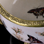 Фарфоровая чаша с бронзовыми элементами Eden Garden варинант исполнения - 6 | Loft Concept в Казани