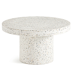 Стол журнальный из бетона с заполнителем из мраморной крошки Terrazzo варинант исполнения - 1 | Loft Concept в Казани
