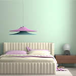 Подвесной вязаный светильник в двухцветном исполнении «Двойной Токио»  варинант исполнения - 1 | Loft Concept в Казани