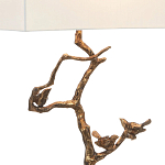 Настольная лампа на ветвистом корпусе с птичками Inspiration from Nature варинант исполнения - 1 | Loft Concept в Казани