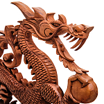 Панно из дерева дракон Panel With Animals варинант исполнения - 2 | Loft Concept в Казани
