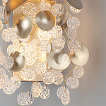 Бра с декоративными подвесками из прозрачного стекла в форме монеток FAIRYTREE Light варинант исполнения - 4 | Loft Concept в Казани