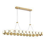 Люстра овальная с круглыми светодиодными источниками света Maxine Light варинант исполнения - 1 | Loft Concept в Казани