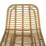 Стул барный с ротанговым плетением Half Bar Chair with Wicker без подлокотников варинант исполнения - 5 | Loft Concept в Казани