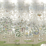 Обои ручная роспись Temple Newsam White Gold gilded silk варинант исполнения - 1 | Loft Concept в Казани