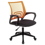 Офисное кресло с основанием из черного пластика Desk chairs Orange варинант исполнения - 1 | Loft Concept в Казани