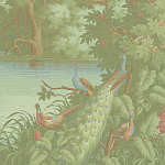 Обои ручная роспись Le Brésil Pastel варинант исполнения - 1 | Loft Concept в Казани