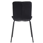Стул черный с обивкой из велюра Black Archie Chair варинант исполнения - 4 | Loft Concept в Казани