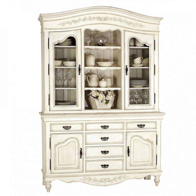 Большой Буфет BUFFET VAISSELIER BLANC 2 PORTES EN BOIS ROMANCE PPZB Белый Большой Буфет BUFFET VAISSELIER BLANC 2 PORTES EN BOIS ROMANCE PPZB Белый в Казани | Loft Concept