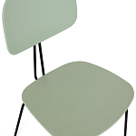 Стул на металлических ножках Travis Chair Green варинант исполнения - 4 | Loft Concept в Казани