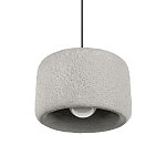 Подвесной светильник с цилиндрическим фактурным абажуром Sergey Makhno варинант исполнения - 1 | Loft Concept в Казани