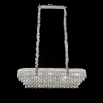Люстра овальная с каскадом из прозрачного хрусталя Constant Sparks варинант исполнения - 3 | Loft Concept в Казани