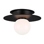 Потолочный светильник с шарообразным плафоном из белого матового стекла Generation Lighting варинант исполнения - 2 | Loft Concept в Казани