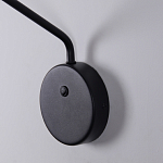 Бра с длинным чёрным металлическим каркасом Bendik Lighting варинант исполнения - 6 | Loft Concept в Казани