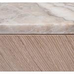 Комод с мраморной столешницей Uniqueness Marble варинант исполнения - 3 | Loft Concept в Казани