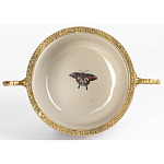 Фарфоровая чаша с бронзовыми элементами Eden Garden варинант исполнения - 4 | Loft Concept в Казани