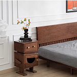 Тумбочка прикроватная с ящиком и дверцей Робот Robot Desk варинант исполнения - 8 | Loft Concept в Казани