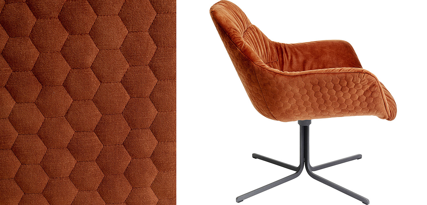 Кресло вращающееся Cinnamon Honeycomb - Loft-Concept в Казани