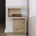 Дизайнерский журнальный стол фигурный с полками Gulip варинант исполнения - 1 | Loft Concept в Казани