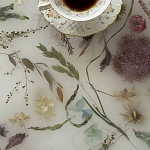 Поднос для ванны из эпоксидной смолы с цветами белая Epoxy Resin Flowers Bath Tray White варинант исполнения - 4 | Loft Concept в Казани