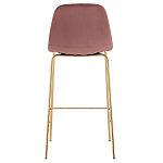 Барный стул на золотистых ножках VENDRAMIN Pink варинант исполнения - 5 | Loft Concept в Казани