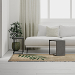 Комплект из 2-х приставных столов серого цвета из дерева ZIGOSH RETRO GREY варинант исполнения - 3 | Loft Concept в Казани