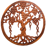 Панно из дерева Wood Panel With Trees варинант исполнения - 1 | Loft Concept в Казани