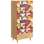 Шкаф с принтом The rebus of love варинант исполнения - 1 | Loft Concept в Казани