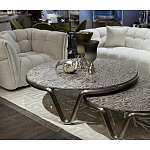 Стол журнальный круглый с узором Table Hypontic Pattern варинант исполнения - 6 | Loft Concept в Казани