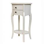 Белая тумба на фигурных ножках Shelby варинант исполнения - 2 | Loft Concept в Казани