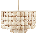 Люстра с каскадом из круглых декоративных элементов Texture Discs варинант исполнения - 3 | Loft Concept в Казани