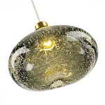 Подвесной светильник с прозрачным стеклянным плафоном округлой формы Effervia  варинант исполнения - 14 | Loft Concept в Казани