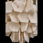 Люстра с фигурными подвесками из натурального камня Glowing Spheres варинант исполнения - 5 | Loft Concept в Казани