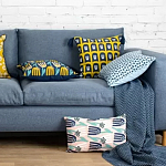 Чехол на подушку с двусторонним принтом и кисточками Ophelia Grove варинант исполнения - 6 | Loft Concept в Казани