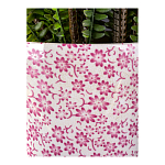 Кашпо из белого фарфора с розовым цветочным орнаментом Eden Garden варинант исполнения - 4 | Loft Concept в Казани