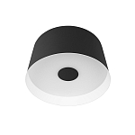 Потолочный светильник с цилиндрическим черным металлическим абажуром 20 Urban Dome варинант исполнения - 1 | Loft Concept в Казани